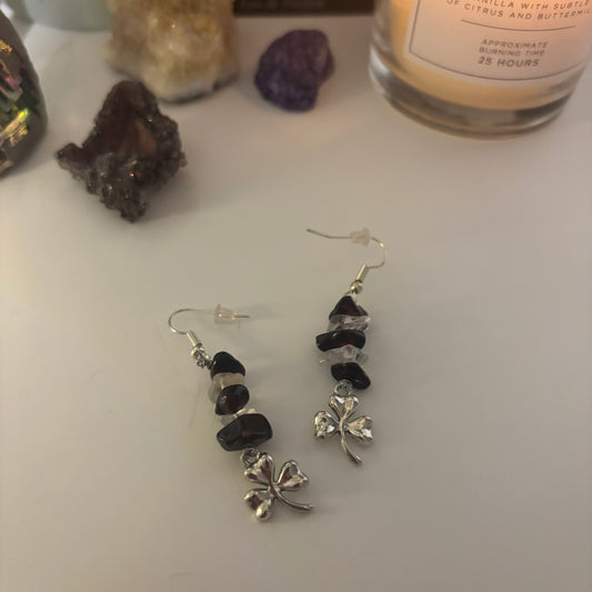 lucky dangly earrings